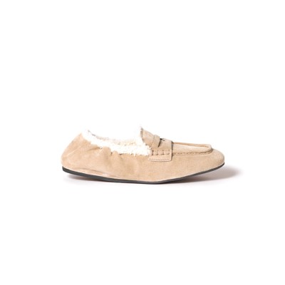 MIU MIU RUCHES SUEDE LOAFERS 5D341E 